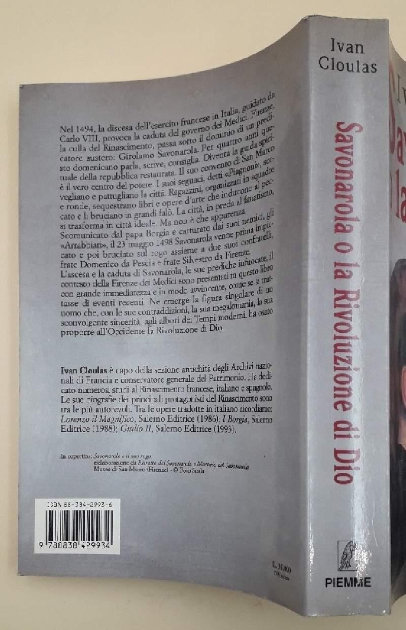 Savonarola O La Rivoluzione di Dio