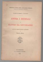 Ancora I Diurnali di Matteo da Giovenazzo-nuove Osservazioni Critiche 