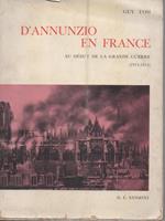 La Vie Et Le Role De D'annunzio En France-au Dbut De La Grande Guerre 