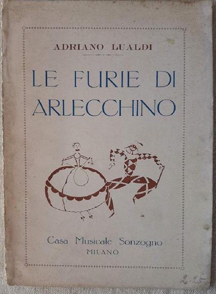 Le Furie di Arlecchino - Adriano Lualdi - copertina