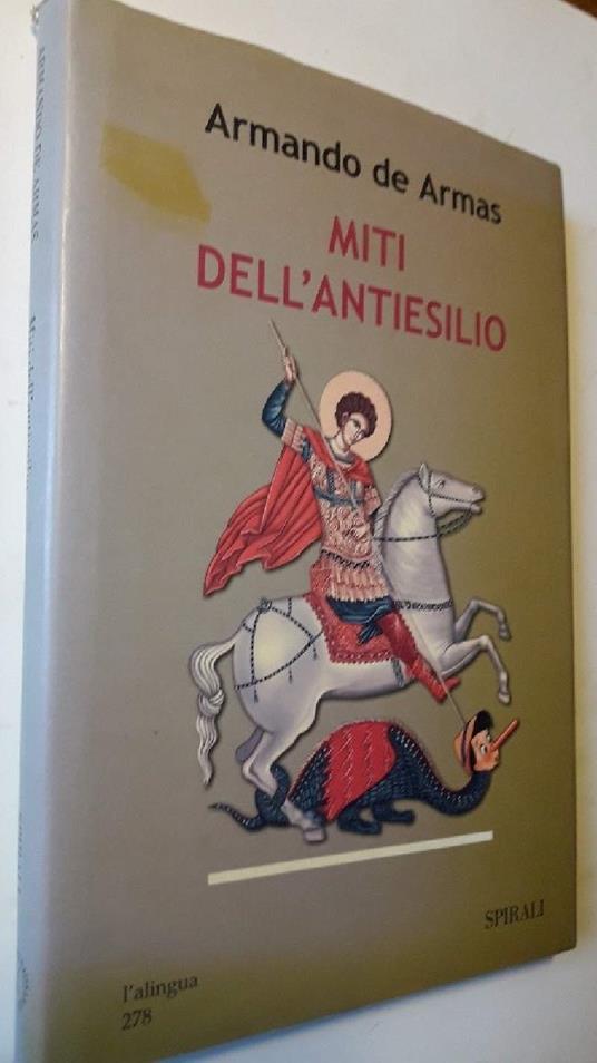 Miti Dell'antiesilio - copertina