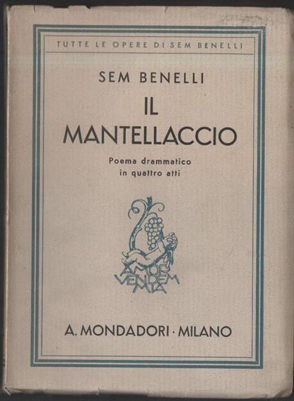 Il Mantellaccio  - Sem Benelli - copertina