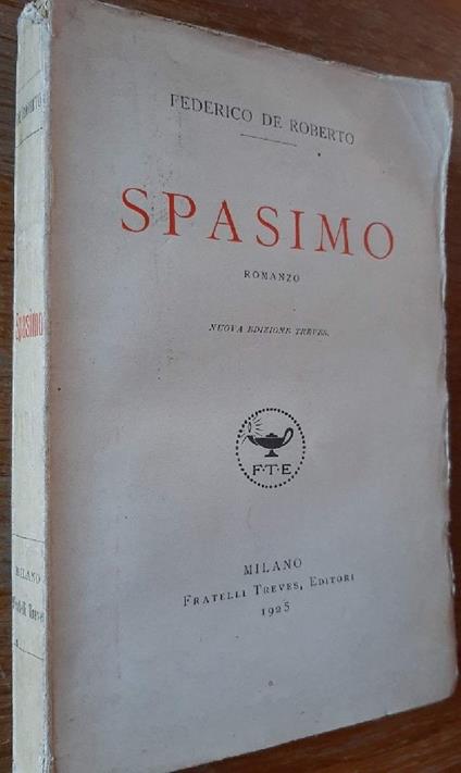 Spasimo - Federico De Roberto - copertina
