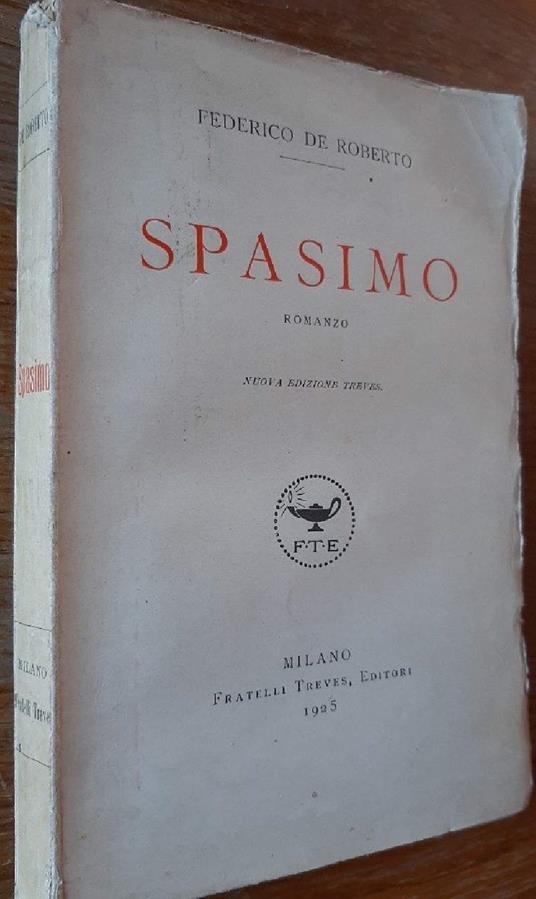 Spasimo - Federico De Roberto - copertina