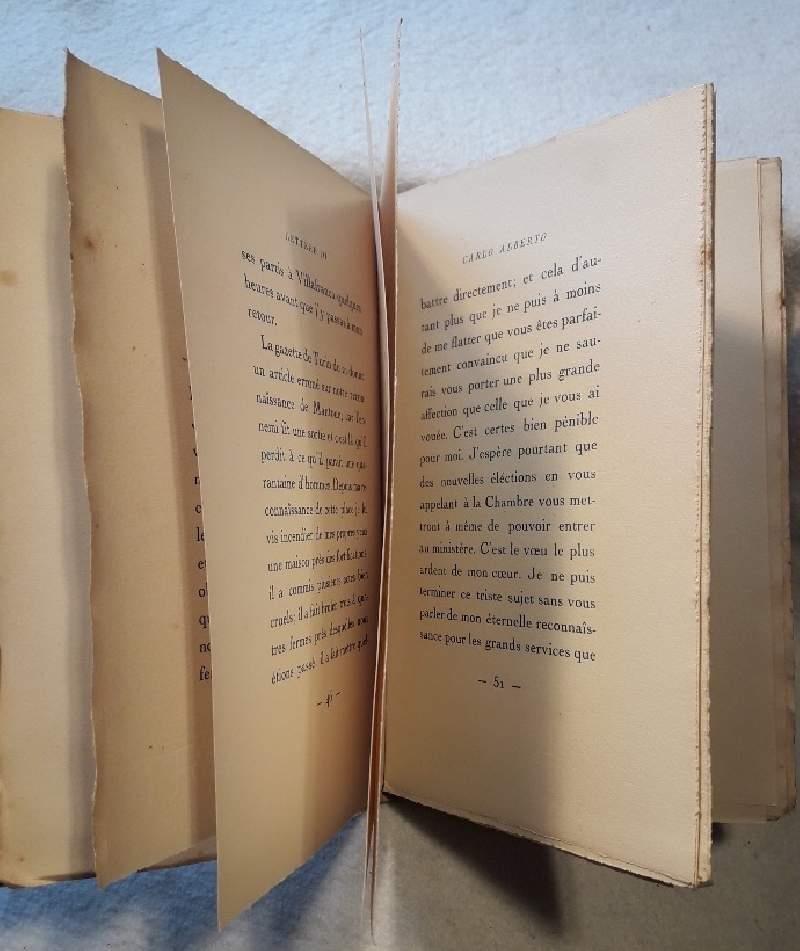 Lettere di Carlo Alberto a Ottavio Thaon di Revel
