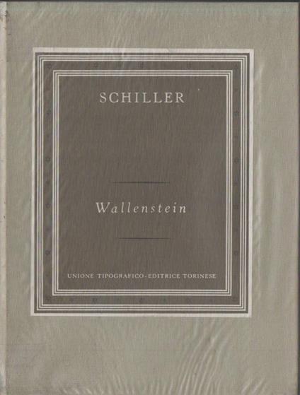 Wallenstein  - Friedrich Schiller - copertina