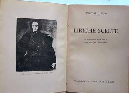 Liriche Scelte - Victor Hugo - copertina