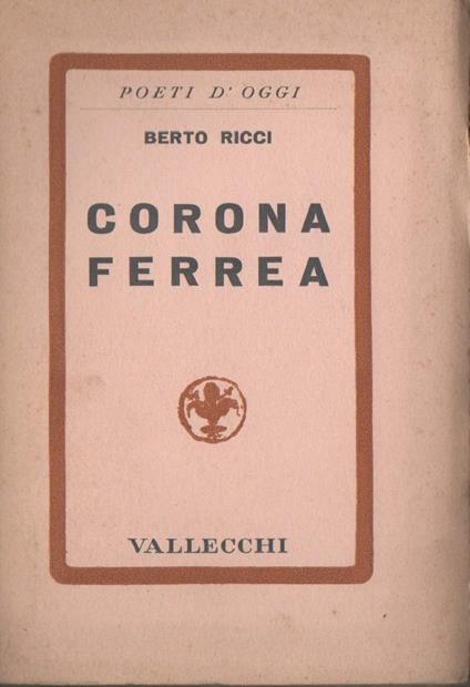 Corona Ferrea  - Berto Ricci - copertina
