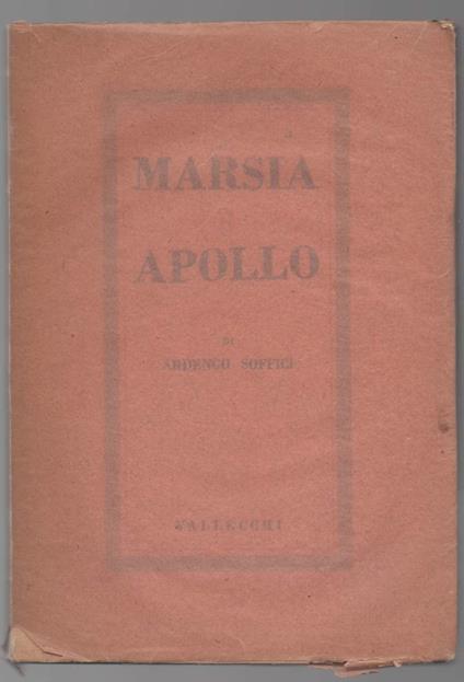 Marsia e Apollo  - Ardengo Soffici - copertina