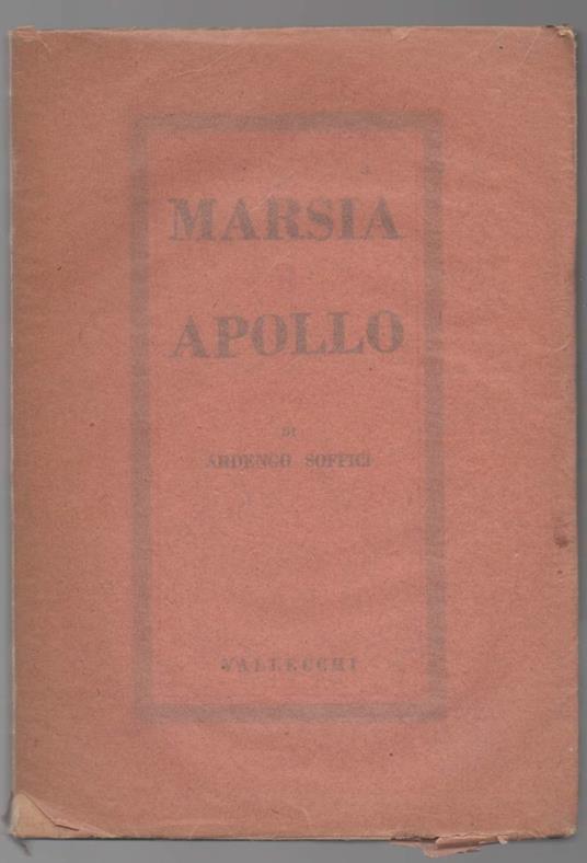 Marsia e Apollo  - Ardengo Soffici - copertina