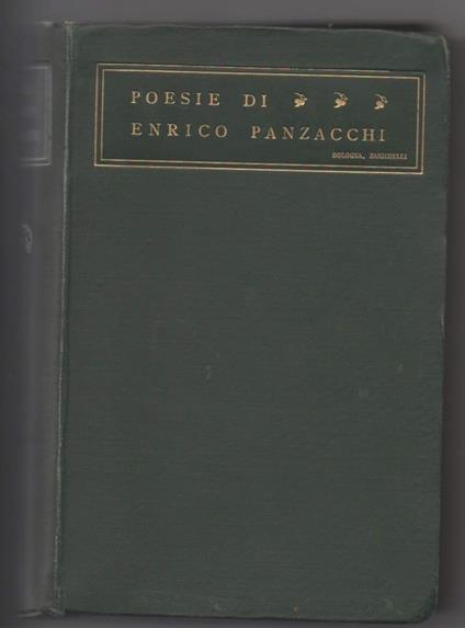 Poesie  - Enrico Panzacchi - copertina