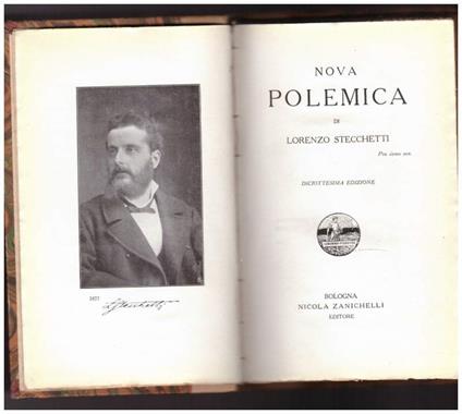 Nova Polemica  - Lorenzo Stecchetti - copertina