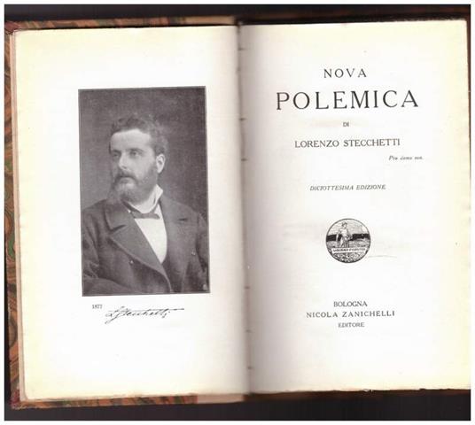 Nova Polemica  - Lorenzo Stecchetti - copertina