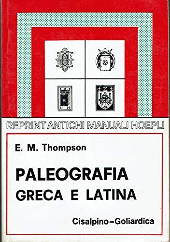 Paleografia greca e latina - copertina