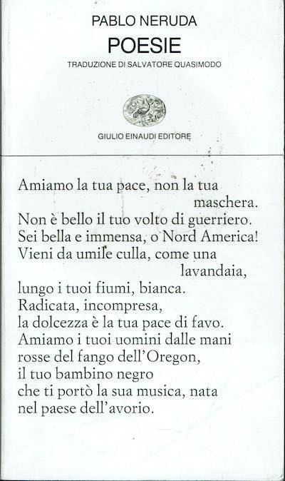 Poesie Neruda - Pablo Neruda - copertina