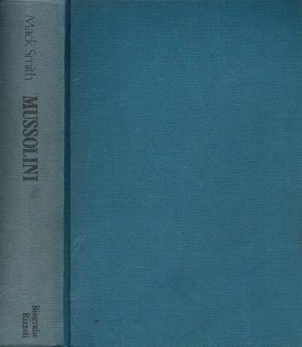 Mussolini - Denis Mack Smith - copertina