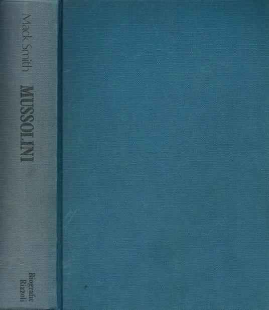 Mussolini - Denis Mack Smith - copertina