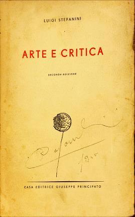 Arte e critica - Luigi Stefanini - copertina