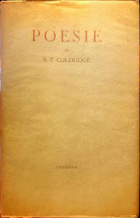 Poesie e prose. Coleridge - Samuel Taylor Coleridge - copertina