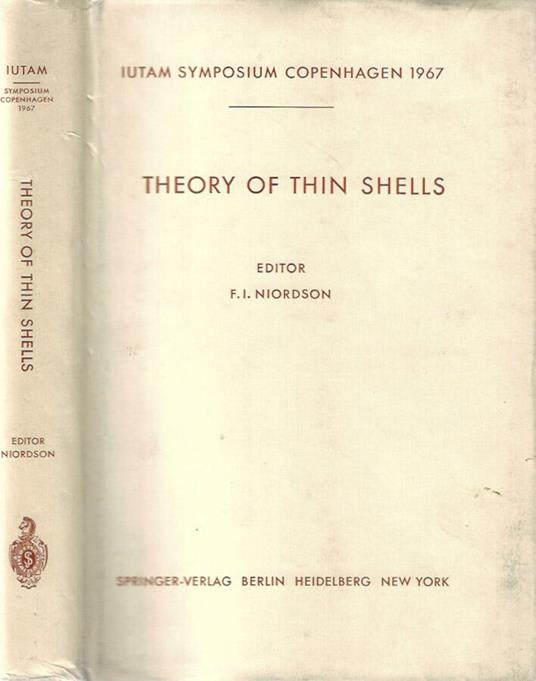 Theory Of Thin Shells - copertina