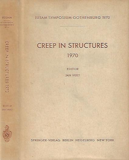 Creep in Structures 1970 - copertina