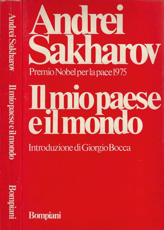Il mio paese e il mondo - Andrej Sacharov - copertina