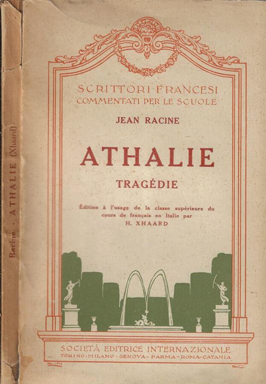 Athalie - Jean Racine - copertina