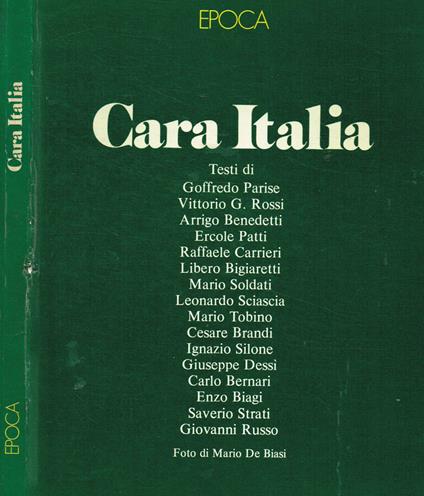 Epoca cara italia - copertina