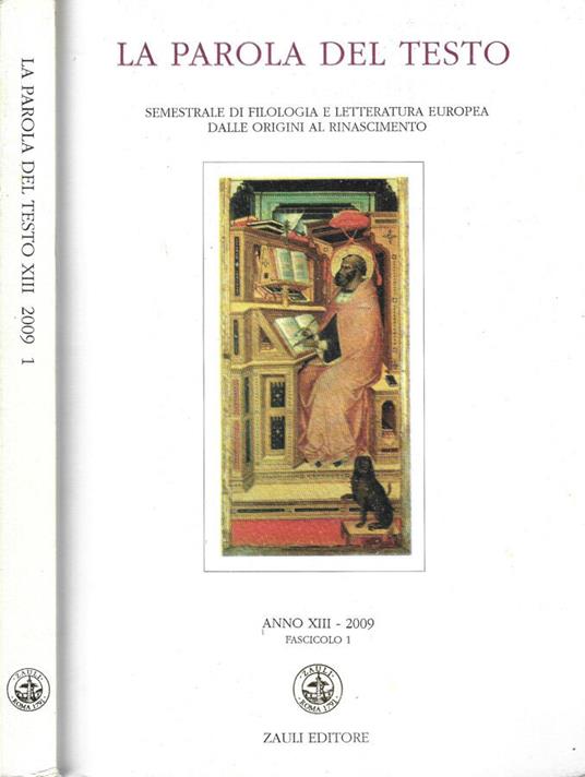 La parola del testo - copertina