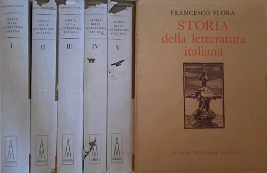 Storia della letteratura italiana - Francesco Flora - copertina