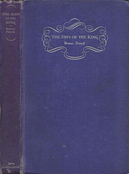 The Days of the King - Bruno Frank - copertina