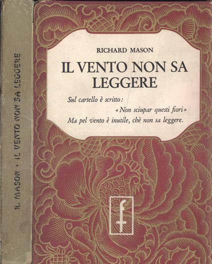 Il vento non sa leggere - Richard Mason - copertina