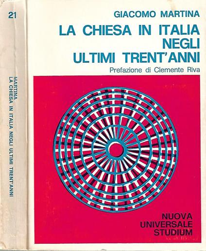 La Chiesa in Italia negli ultimi trent'anni - Giacomo Martina - copertina