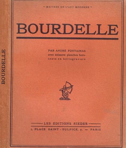 Bourdelle - André Fontainas - copertina