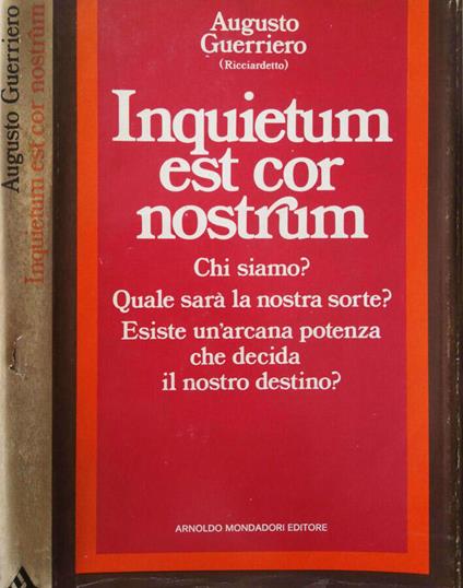 Inquietum est cor nostrum - copertina