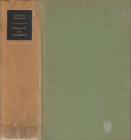 Tempo di guerra - Arthur Bryant - copertina