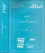 Atti del X Congresso Nazionale
