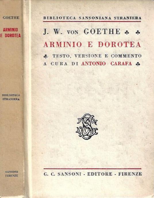 Arminio e Dorotea - copertina