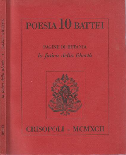 La fatica della libertà - copertina