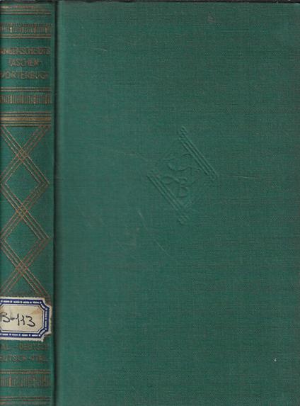 Langenscheidt Dizionario tascabile delle lingue italiana e tedesco Parte prima: Italiano-Tedesco - copertina