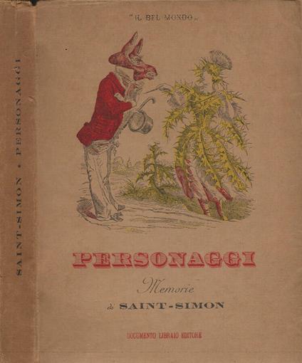 Personaggi - Claude-Henri de Saint-Simon - copertina