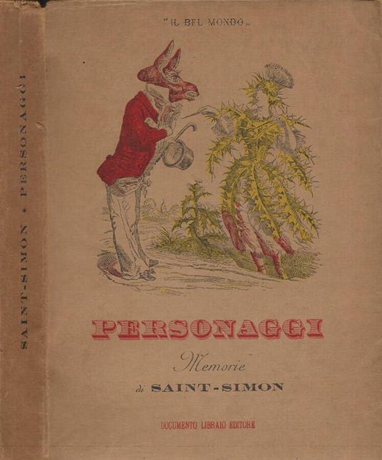 Personaggi - Claude-Henri de Saint-Simon - copertina