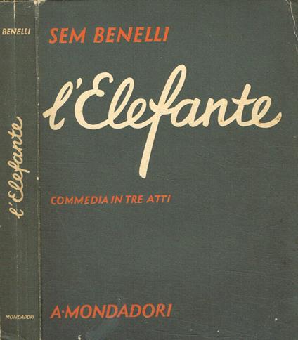 L' elefante - Sem Benelli - copertina