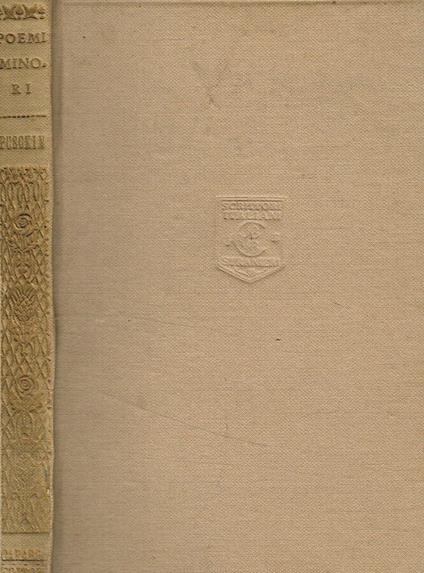 Poemi minori - Aleksandr Puskin - copertina