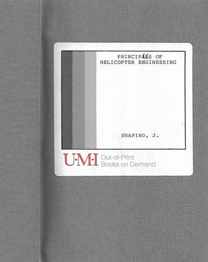 Principles of Helicopter engineering - copertina