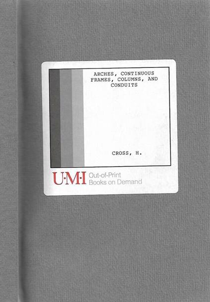 Arches, Continuous frames, columns and conduits - copertina