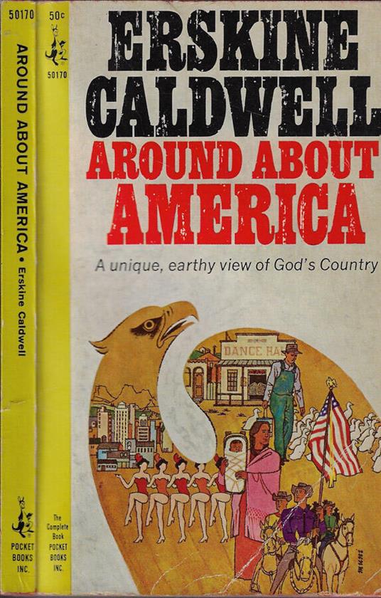 Around about America - Erskine Caldwell - copertina