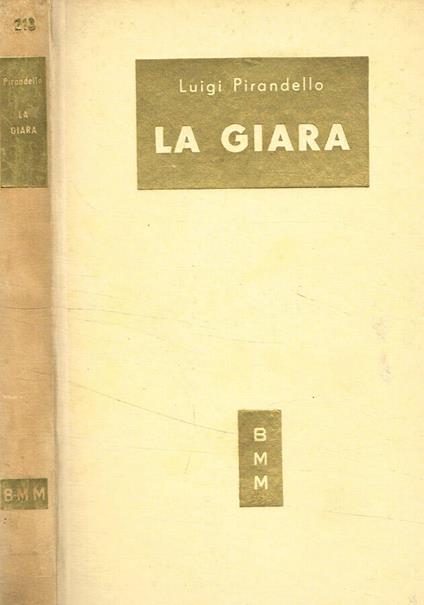 La giara - Luigi Pirandello - copertina
