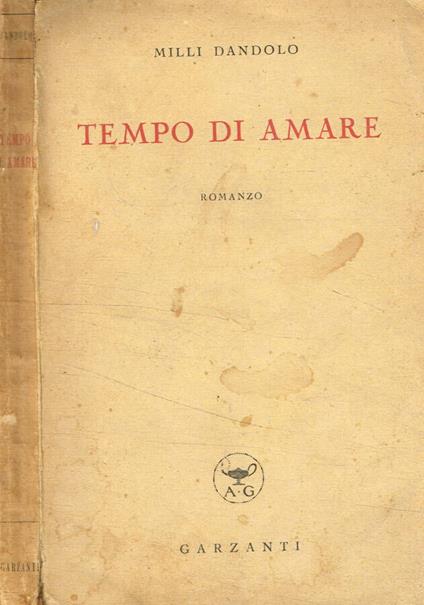 Tempo di amare - Milli Dandolo - copertina