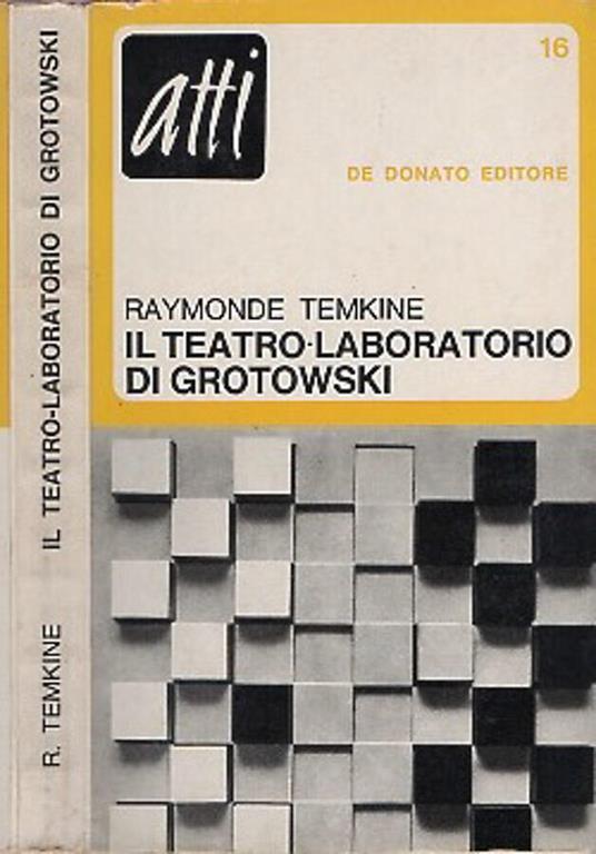 Il teatro -laboratorio di Grotowsky - copertina